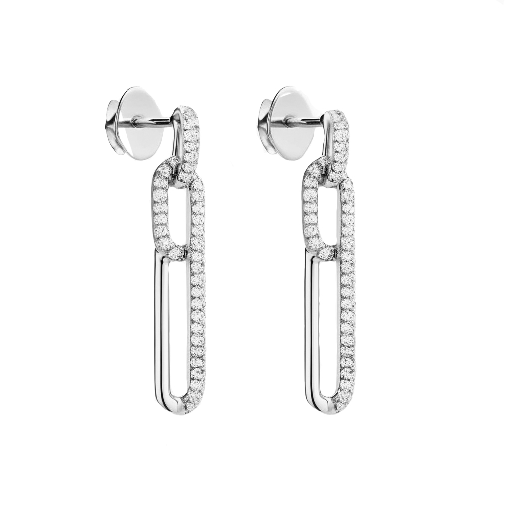 עגילי יהלומים ״הוואי״