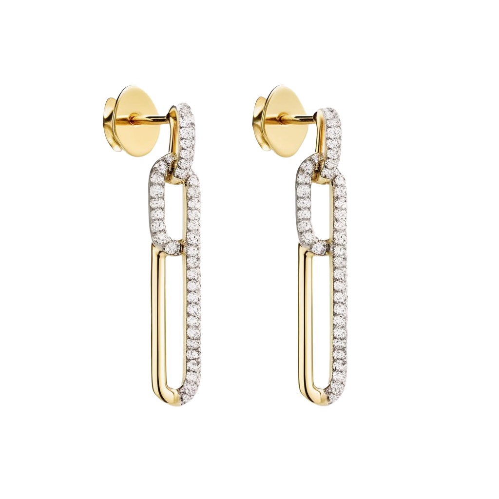 עגילי יהלומים ״הוואי״