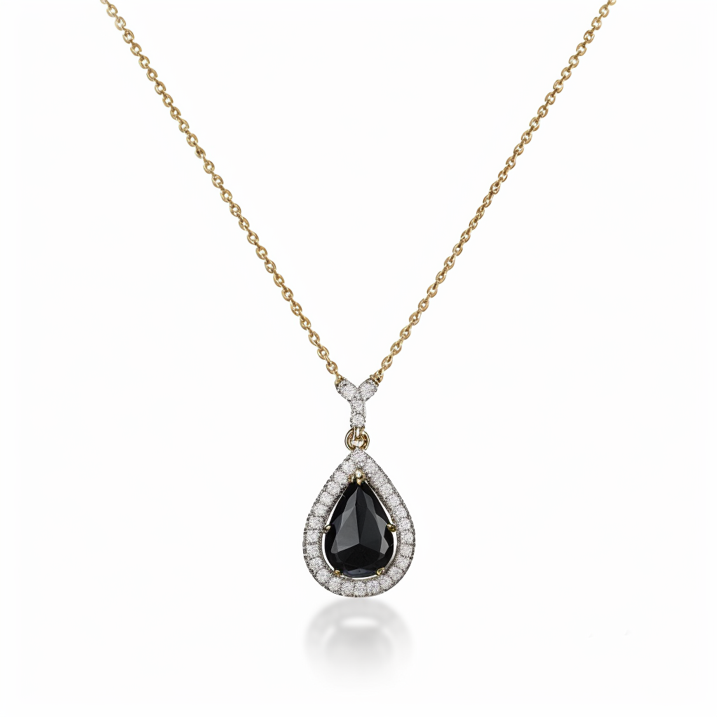 שרשרת טיפה שחורה