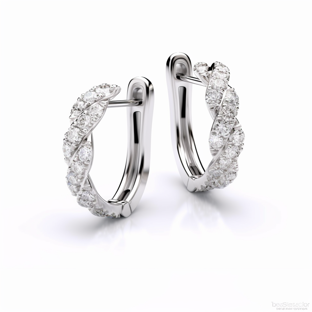 עגיל חישוק טוויסט